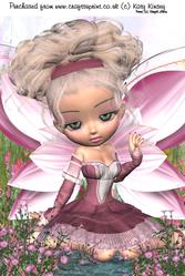 Cassie Fairy A4 Card Front