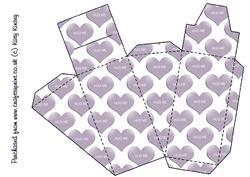 Love Heart Cake Box - Hug Me