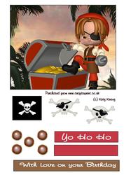 Pirates Treasure Topper Sheet