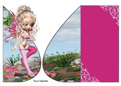 Elinor Fairy Tear Drop Card
