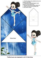 Betsy Ballerina Pop Up Spring Card