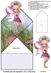 Cassie Fairy Pop Up Spring Card