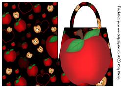 Thank You Teacher Apple Handbag Card