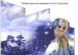 Blossom Fairy in Blue Cascade Card