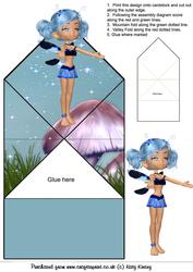 Brigit Fairy Pop Up Spring Card