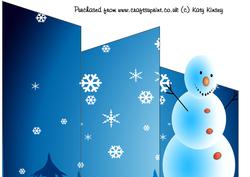 Frosty the Snowman Cascade Card