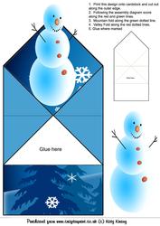 Frosty the Snowman Pop Up Spring Card