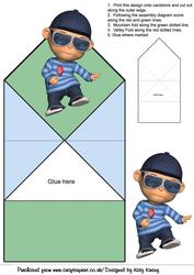 Cool Little Dude Pop Up Spring Card 2