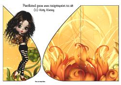 Paige Tear Drop Card