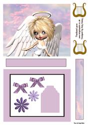 Angelina Guardian Angel Shaker Card