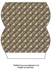 Gold Embossed Pillow Gift Box