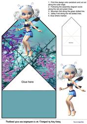 Harmony Fairy Pop Up Spring Card