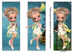 Phoebe Fairy Set of 3 Bookmarks