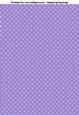 Glitter Stars in Lilac Backing Paper