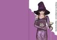 Teenage Witch A5 Shaped Front Print and Fold Card