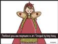Christmas Angel & Hearts 3D Stand Up Pyramid Card Kit