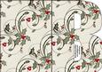 Christmas Time Shaped Front Initial Card - B