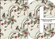 Christmas Time Shaped Front Initial Card - C