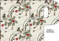 Christmas Time Shaped Front Initial Card - P