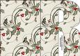 Christmas Time Shaped Front Initial Card - R