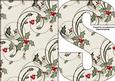 Christmas Time Shaped Front Initial Card - S