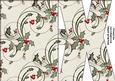 Christmas Time Shaped Front Initial Card - X
