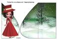 Victorias Christmas Teardrop Card