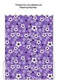 Daisy Daisy in Purple Scallop Edge Money Wallet