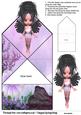 Anastasia Fairy 3D Pop Up Spring Card