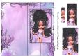 Anastasia Fairy Tall Slim Foldback Card with Simple Pyramage
