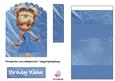 Linnea in Blue Party Dress Easel Card