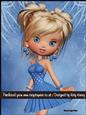 Linnea in Blue Party Dress A5 Pyramage Card Kit