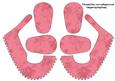 3D Baby Shoes Keepsake Everything is Rosey Floral
