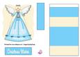 Snowflake Sparkle Angel Easel Card