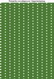 Wobbly Dot Stripes A4 Background Paper in Green