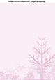 Winter Tree with Snowflakes A4 Backing Paper in Pink