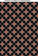 Diamond Tiles Backing Paper in Brown