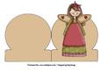 Christmas Angel with Bow Stand Up Card