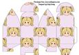 Little Girl Truffle Style Gift Box Blonde Hair