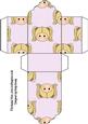 Little Girl Tag Gift Box Blonde Hair