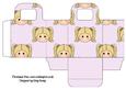 Little Girl Gift Bag Blonde Hair