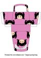 Little Girl 3D Handbag Gift Box Black Hair