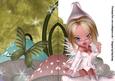 Siobhan Fairy A5 Shaped Front Print and Fold Card