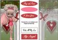 Angel of Love Dl Topper and Insert