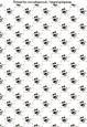 Love Heart Skulls with Bows Backing Paper in Black