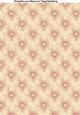 Polka Dot Floral A4 Backing Paper in Peach