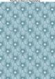 Polka Dot Floral A4 Backing Paper in Blue