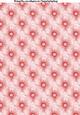 Polka Dot Floral A4 Backing Paper in Red and White