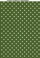 Polka Dots A4 Backing Paper in Green and White