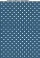Polka Dots A4 Backing Paper in Blue and White